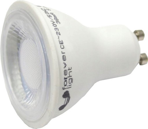 LED ŽIAROVKA LED ZDROJ GU10 1W STUDENÁ FARBA 6000K 38ST