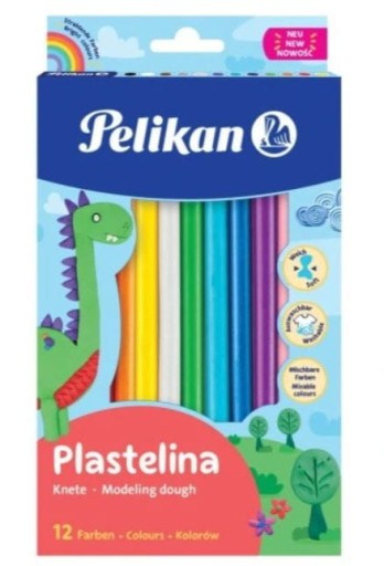 Sada: Plastelína Pelikan 12 + 6 + zdarma