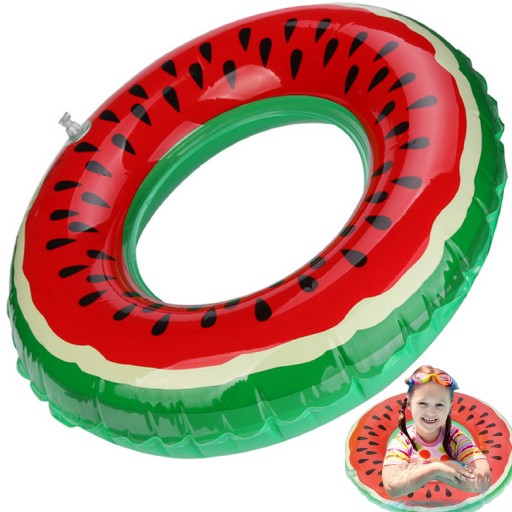 KRUHOVÝ MELÓN NAFUKOVACÍ MATRAC DO VODY NA KÚPANIE 60CM NA PLÁŽ, BAZÉNOVÝ KRUH