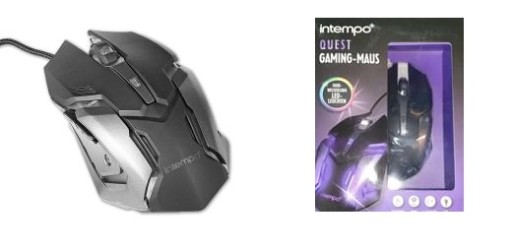 HERNÁ MYŠ PRE HRÁČOV LED RGB 2400 dpi