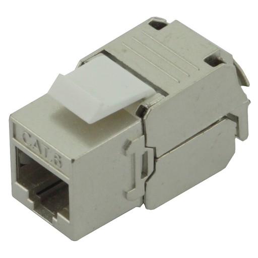 Keystone socket 8p8c RJ45 Cat6 FTP rýchla inštalácia