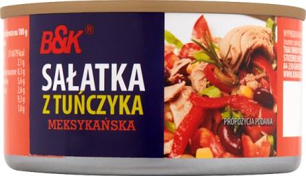 B&K Mexický tuniakový šalát 185 g