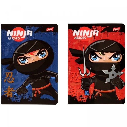 ŠKOLSKÝ ZÁPISNÍK A5 16 listov NINJA GRID