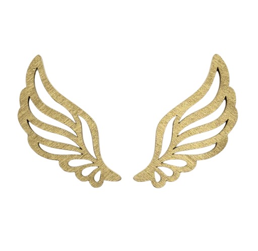 Angel wings Single Gold 3 páry
