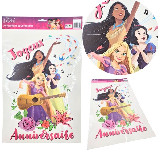 DEKORATÍVNA FÓLIA NA OKENIA DISNEY PRINCESS SNEHNOBIELA MULAN