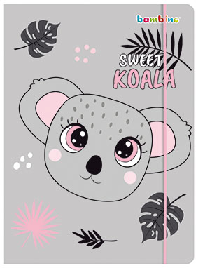 A4 KOALA PILNÍK S GUMA