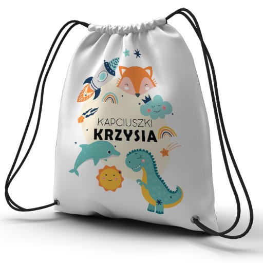 Taška do škôlky, školy, škôlky, batoh na topánky S MENOM DIEŤAŤA