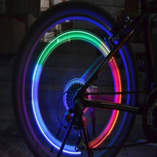 SVIETIACE LED VETRACÍ KRYT NA BICYKEL (SADA 2 ks), ZELENÁ / ZELENÁ
