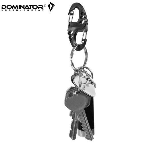 DOMINATOR OBOJSTRANNÁ KARABÍNA typ S-HÁK, ČIERNA