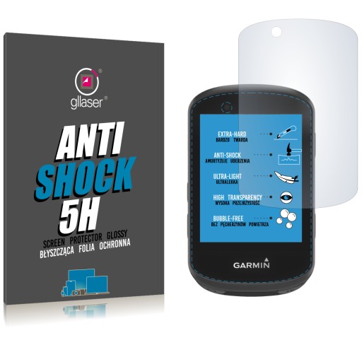 Ochranný film Glaser Anti-Shock 5H Garmin EDGE 830 / tlmiaci nárazy