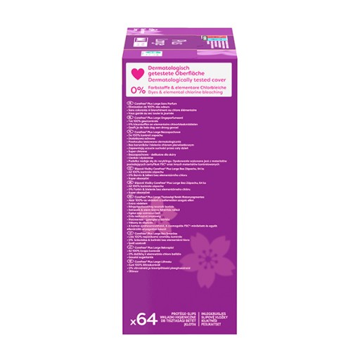 CAREFREE Plus Veľké hygienické vložky Light Scent 64 ks