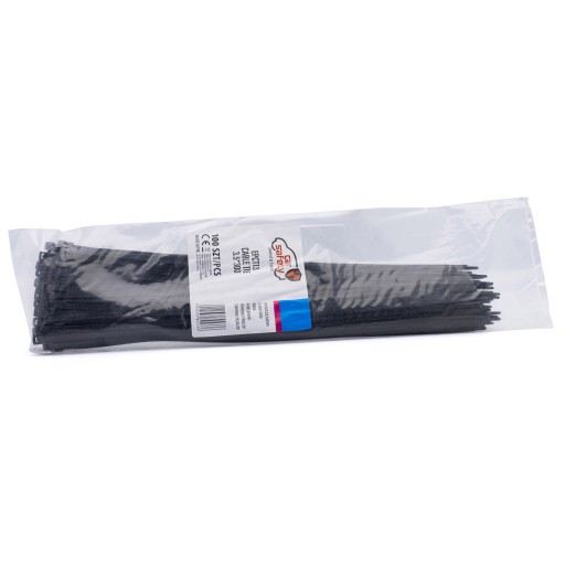 KABELOVÉ VIAZAČKY ČIERNE KABELOVÉ VIAZAČKY 3,5x300mm