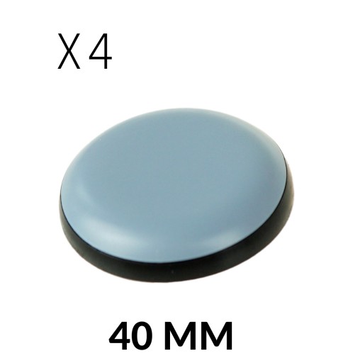 4x Teflónové fi 40 samolepiace podložky pod nábytok