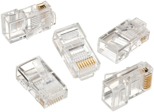 10 ks SVORKY ZÁSTRČKA RJ45 8P8C internetové zástrčky