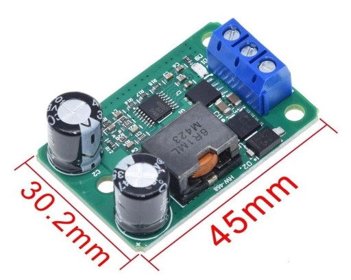 754 znižovací modul z 24V/12V na 5V DC 5A 25W