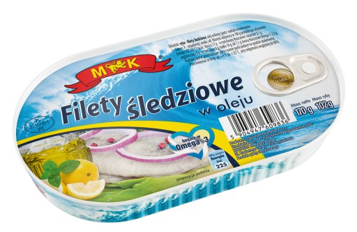 Filety zo sleďa v oleji 170g MK