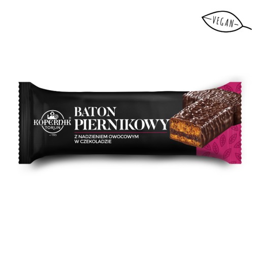 Ovocná perníková tyčinka v čokoláde 47g Kopernik