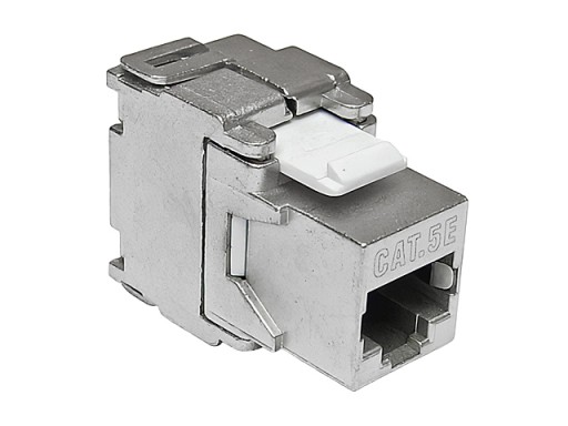 RJ45/8P8C zásuvka cat.5E STP typ obrazovky KEYSTONE beznástrojové LSA kontakty