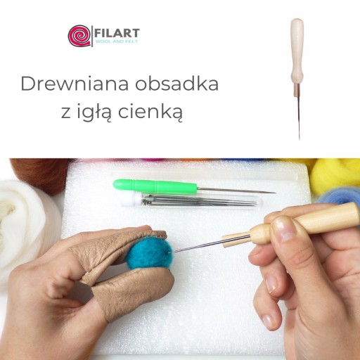 Plstený držiak s tenkou ihlou