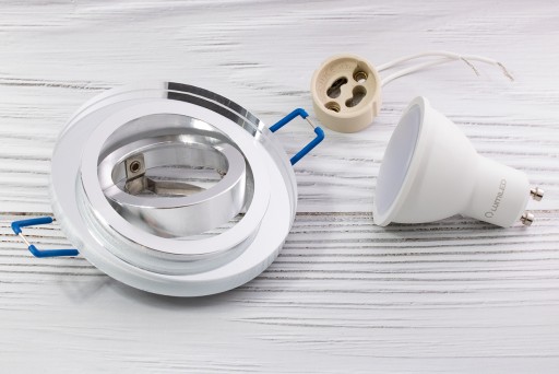 Pohyblivé GLASS halogénové svietidlo + LED GU10 6W