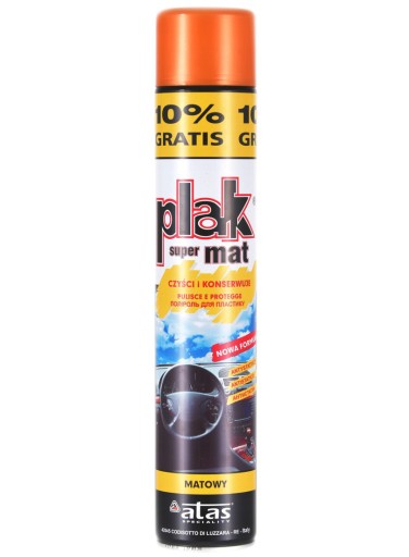 ATAS PLAK SUPER MAT ORANŽOVÝ KOKPIT SPREJ 750ml