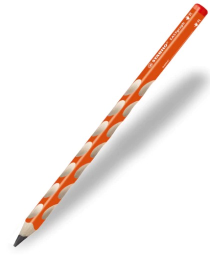 EASYGRAPH HB ceruzka S PRSTOM DROOVES ORANŽOVÁ STABILO