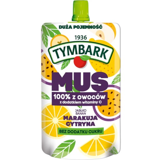 TYMBARK 100% ovocná pena jablko banán citrón 200g