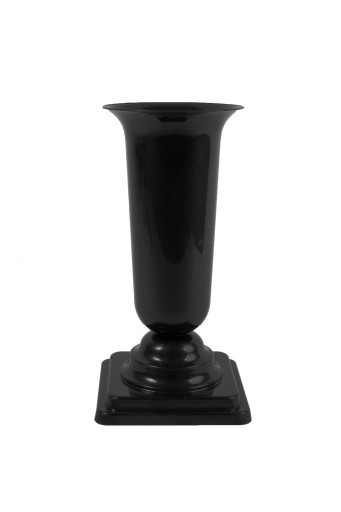 Vial Vase Lady 2 čierna cintorínska hrob odolná