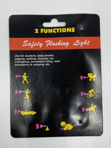 LED ZADNÉ SVETLO BICYKEL 3 DIÓDY 2 FUNKCIE + RÚČKA