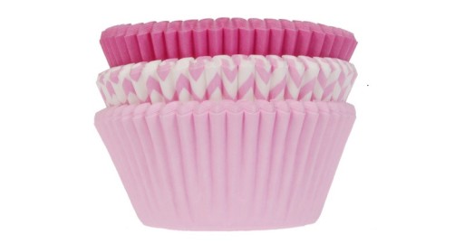 Košíčky na muffiny - House of Marie - ružový mix 75 ks.