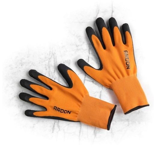 Nylon+Latex Ardon Petrax Orange 9 pracovné rukavice