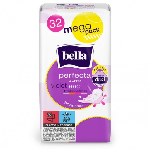 BELLA PERFECTA ULTRA Violet MEGAPACK hygienické vložky