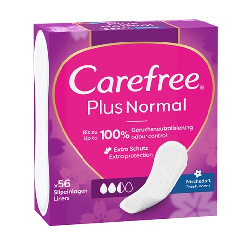 Hygienické vložky CAREFREE Plus Original Fresh Scent 56 ks