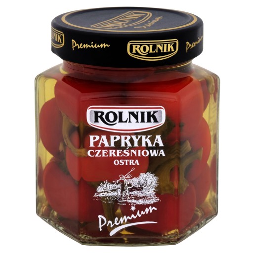 Rolnik Premium pikantná čerešňová paprika 314 ml