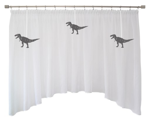 Dekoračný prívesok, prelamovaná dekorácia, Dinosaurus, sivá