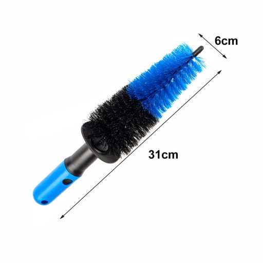 Špicatá kefa na detaily na čistenie 31 cm ráfikov