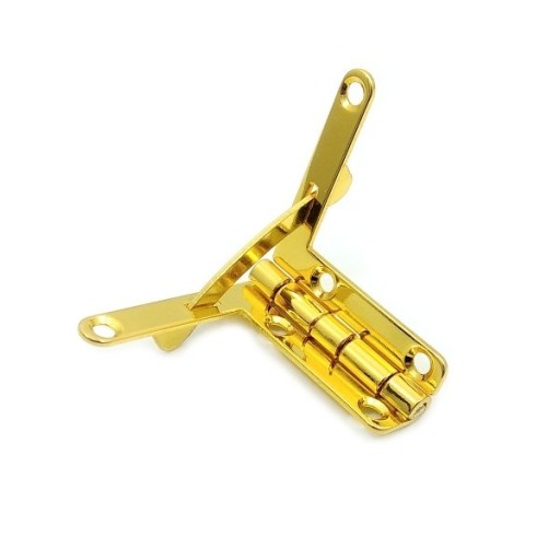Uhlový záves 95 stupňov 31x31 mm, zlatý