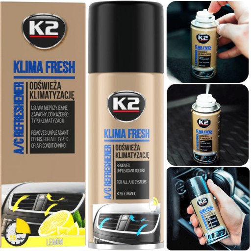 K2 KLIMA FRESH OSVIEŽOVAČ KLIMATIZÁCIE CITRÓN 150ML