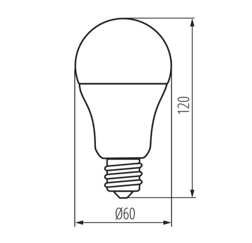 RAPID HI v2 LED žiarovka A60 13W-NW svetelný zdroj SHANK E27 1520lm 4000K