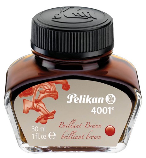 4001 atrament pre hnedé pero 30ml PELIKAN