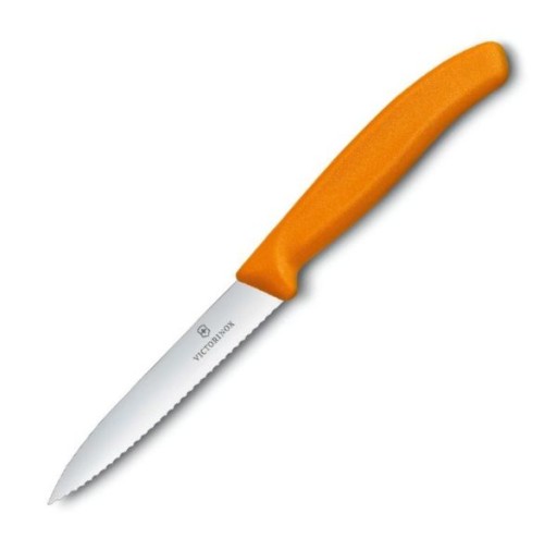 Nôž na zeleninu a ovocie 6.7736.L9, zúbkovaný, oranžový