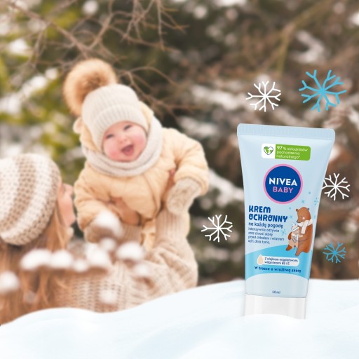 NIVEA BABY Ochranný krém do každého počasia pre deti - vietor a mráz 50 ml