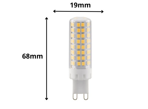 LED žiarovka G9 závit 10W = 75W 950lm 4000K neutrálna farebná trubica