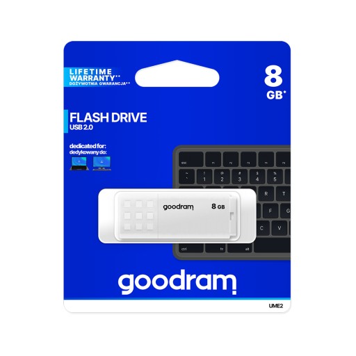 Pamäťová jednotka GOODRAM 8 GB UME2, čítanie 20 MB/s USB 2.0