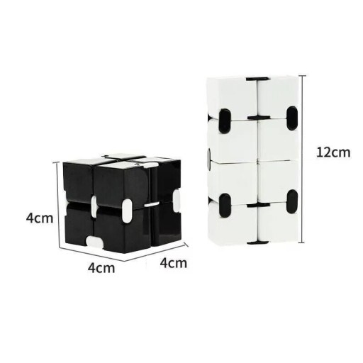 Antistresová Fidget Cube Infinity Sensory Black