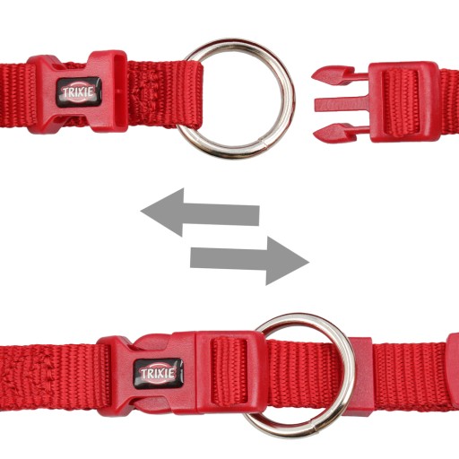 Prémiový golier, L–XL: 40–65 cm/25 mm, fuchsiová
