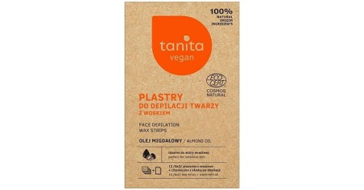 TANITA VEGAN DEPILAČNÉ NÁPRAVY NA TVÁR S VOSKOM