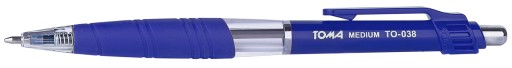 TOMA TO-038 Automatické guľôčkové pero 1mm modré