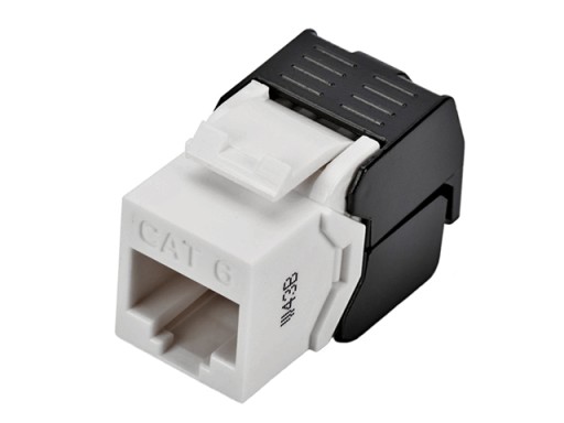 RJ45/8P8C zásuvka kat.6 UTP typ KEYSTONE beznástrojové kontakty LSA DIGITUS