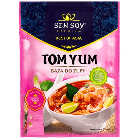 Polievkový základ Tom Yum, jemný 80 g - Sen Soy